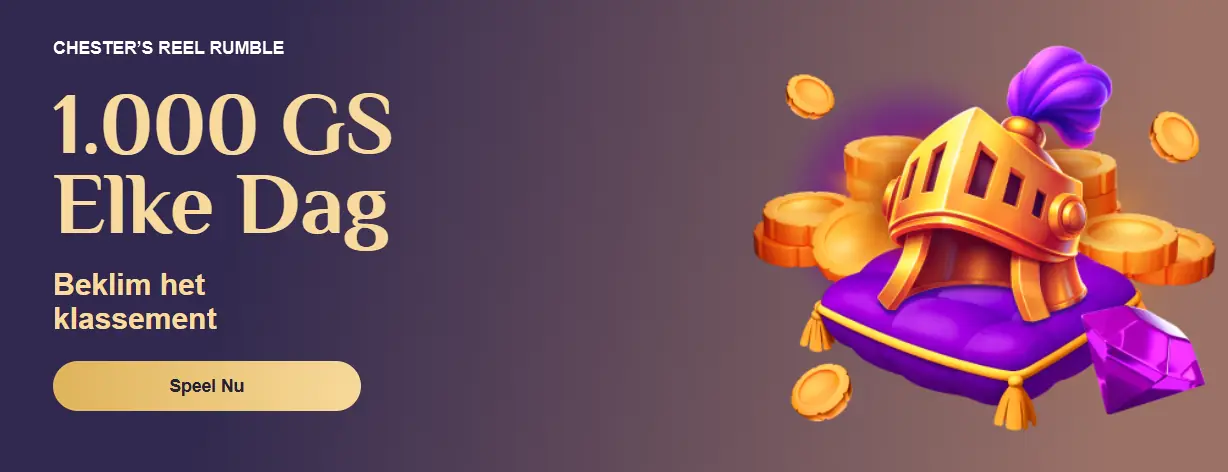 Actie met 1.000 free spins per dag bij Spinchester